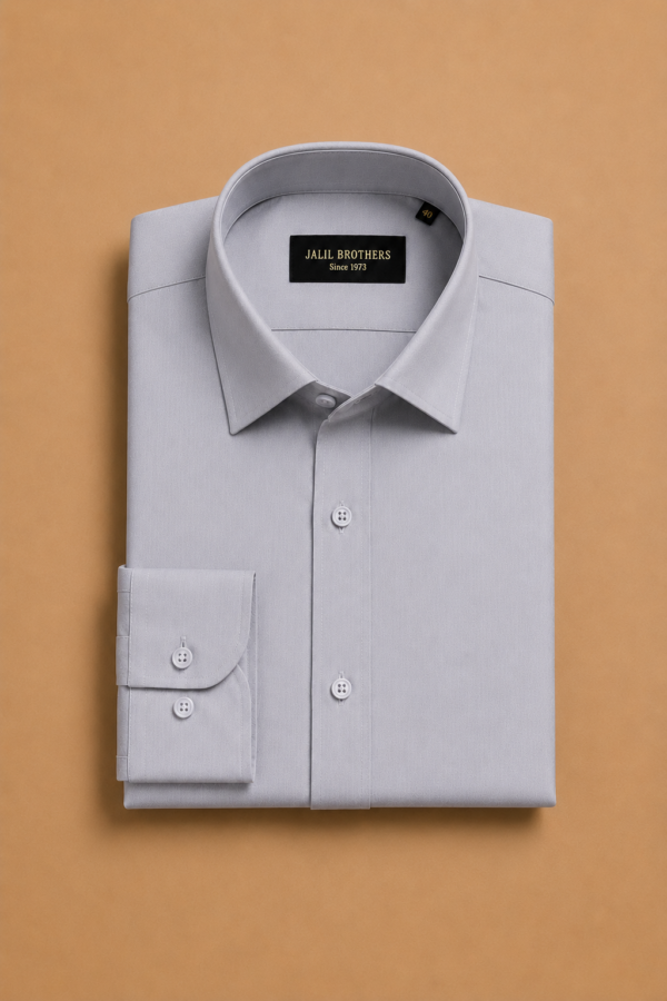 Light Grey Cotton Shirt