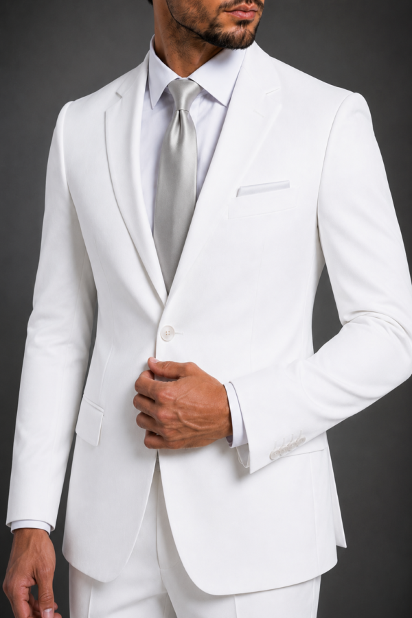 White Wedding Suit for Men