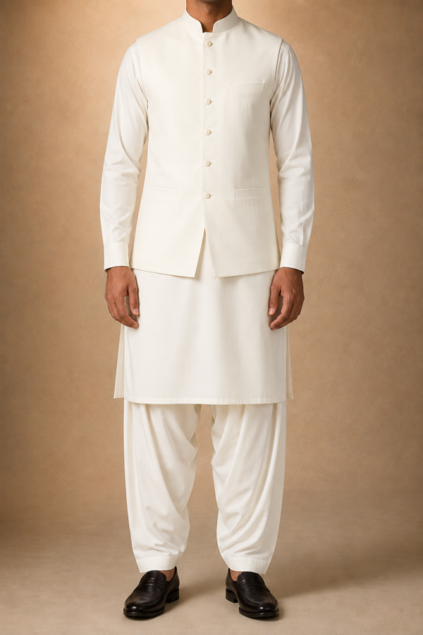 Off-White Waistcoat for Men